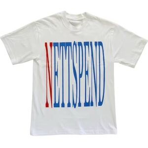 White Nettspen Inverse Tour Graphic T-Shirt
